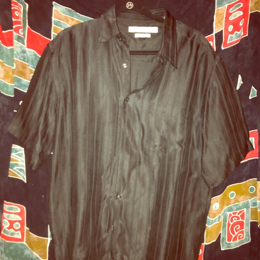 Perry Ellis Silk Mens Dress Short